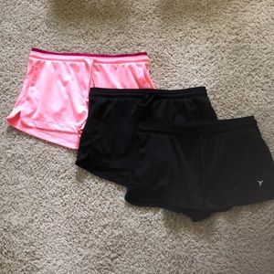 Old Navy Active shorts- 2 black pairs only